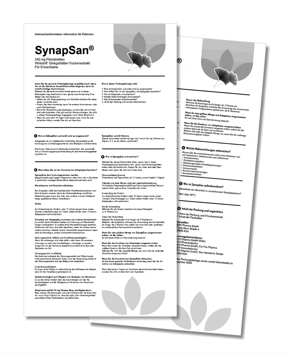 Synapsan Packungsbeilage
